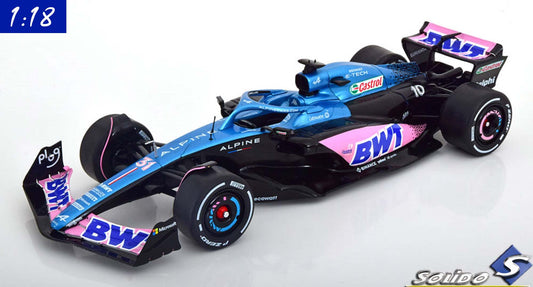 Solido 1:18 Alpine A523 Launch Livery (2023) bluemetallic (S1808805)