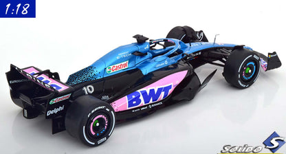 Solido 1:18 Alpine A523 Launch Livery (2023) bluemetallic (S1808805)