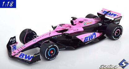 Solido 1:18 Alpine A523 Launch Livery (2023) Pink (S1808806)