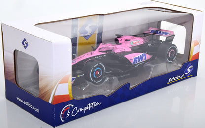 Solido 1:18 Alpine A523 Launch Livery (2023) Pink (S1808806)