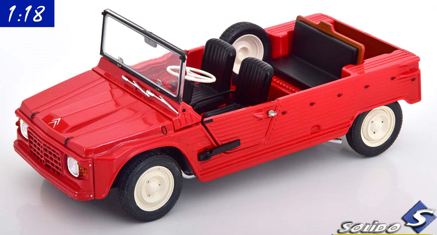 Solido 1:18 Citroen Mehari MK I (1970) Red (S1808203)