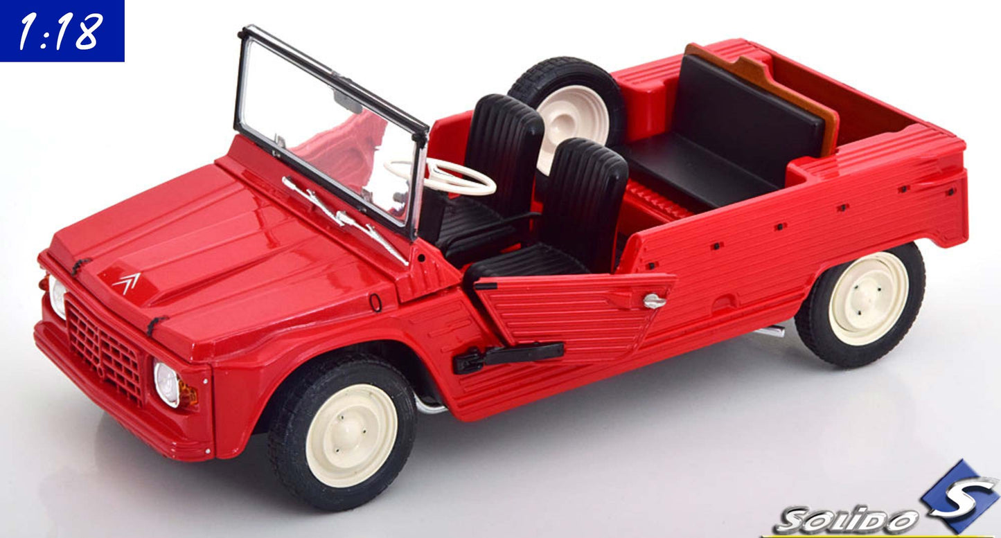 Solido 1:18 Citroen Mehari MK I (1970) Red (S1808203)