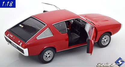 Solido 1:18 Renault 17 (1976) Red (S1803708)