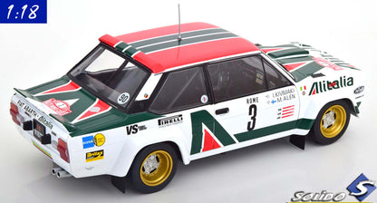 Solido 1:18 Fiat 131 Abarth No 3 Rally Monte Carlo (1979) Alen-Kivimaki (S1806005)