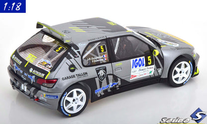 Solido 1:18 Peugeot 306 Maxi No 5 Rally du Mont Blanc (2021) Delecour-Guigonnet (S1808302)