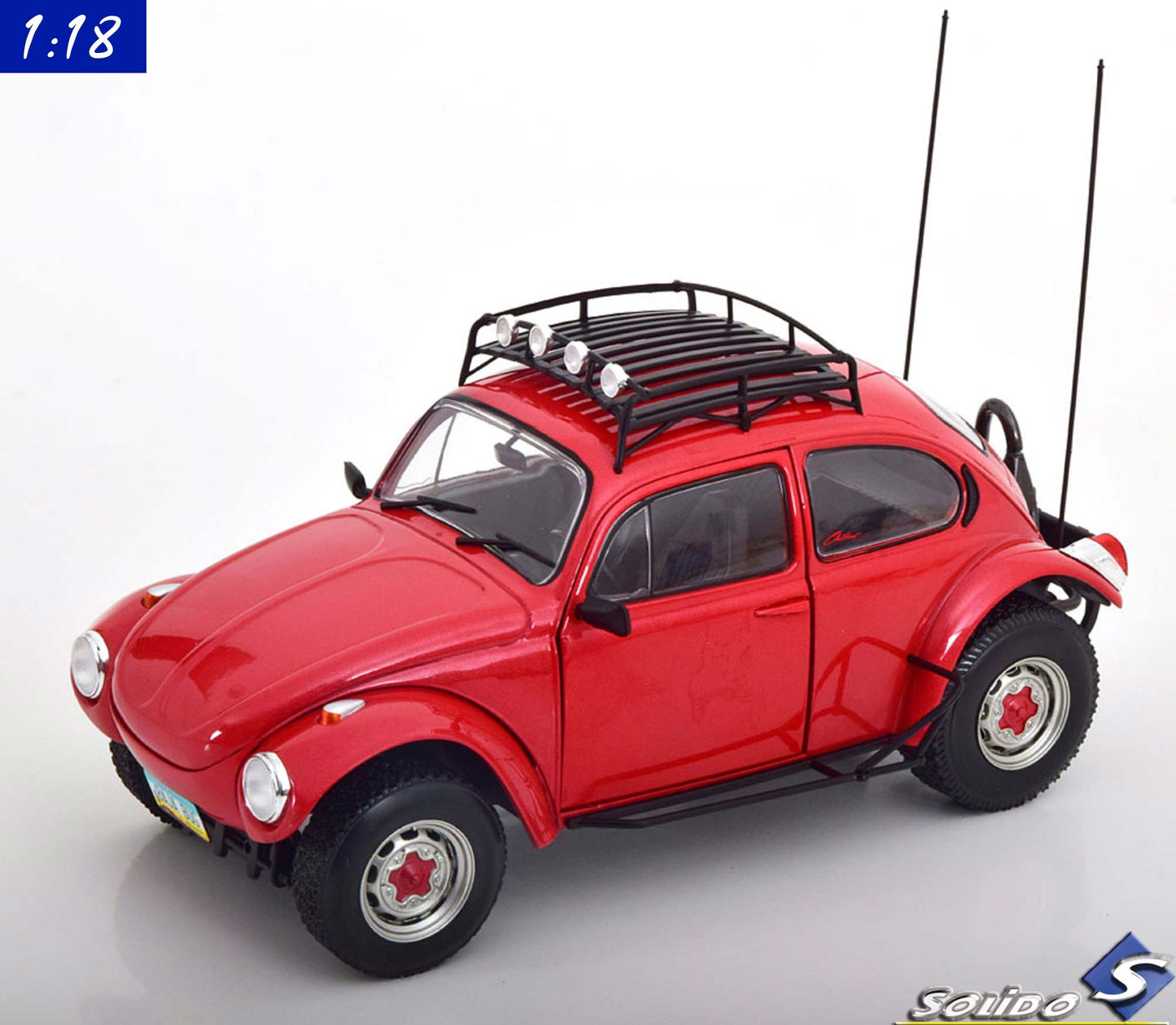 Solido 1:18 Volkswagen Beetle (VW Käfer) Baja (1976) Red (S1809602)