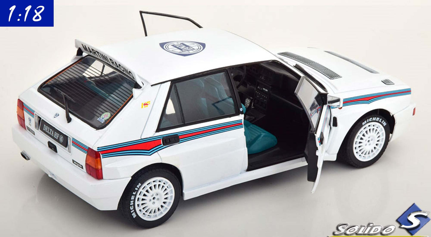 Solido 1:18 Lancia Delta HF Integrale Evo 1 Martini 6 (1982) White (S1807804)