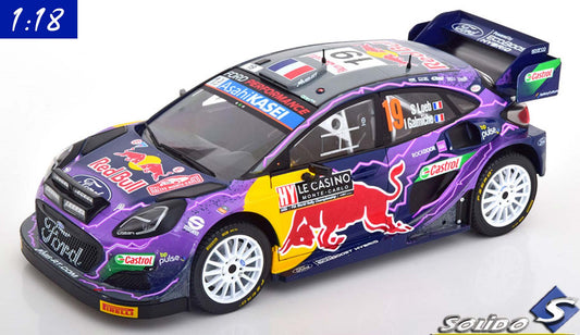 Solido 1:18 Ford Puma WRC Rally 1 Winner Rally Monte Carlo (2022) Loeb-Galmiche (S1809502)