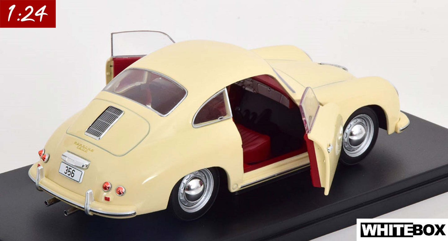 White Box 1:24 Porsche 356 Creme (WB124190-0)