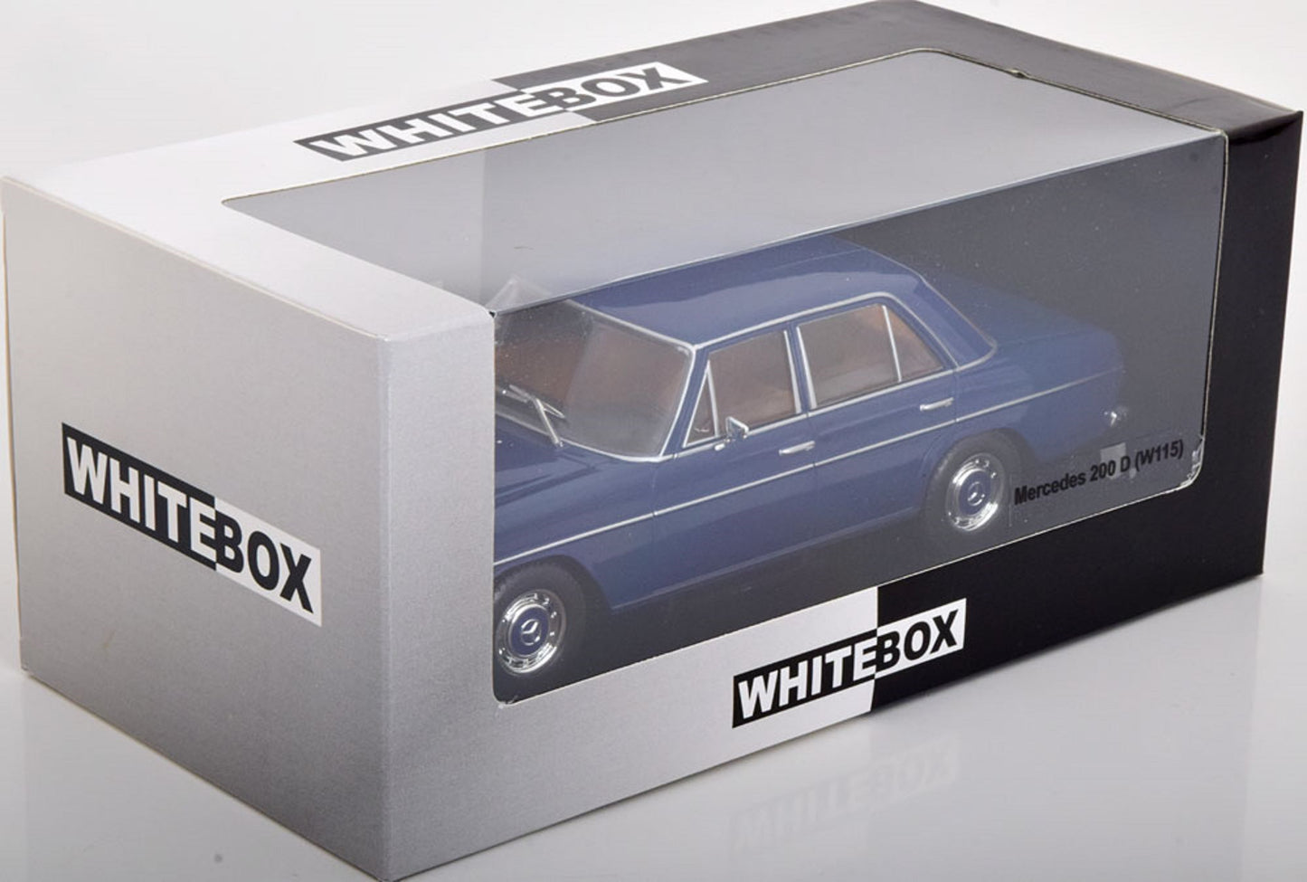 White Box 1:24 Mercedes-Benz 200D W115 darkblue (WB124195)