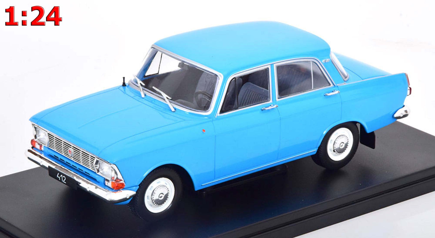 White Box 1:24 Moskvich 412 lightblue (WB124196)