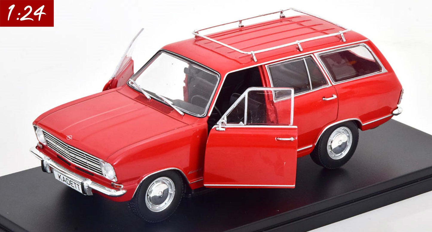 White Box 1:24 Opel Kadett B Caravan Red (WB124193)