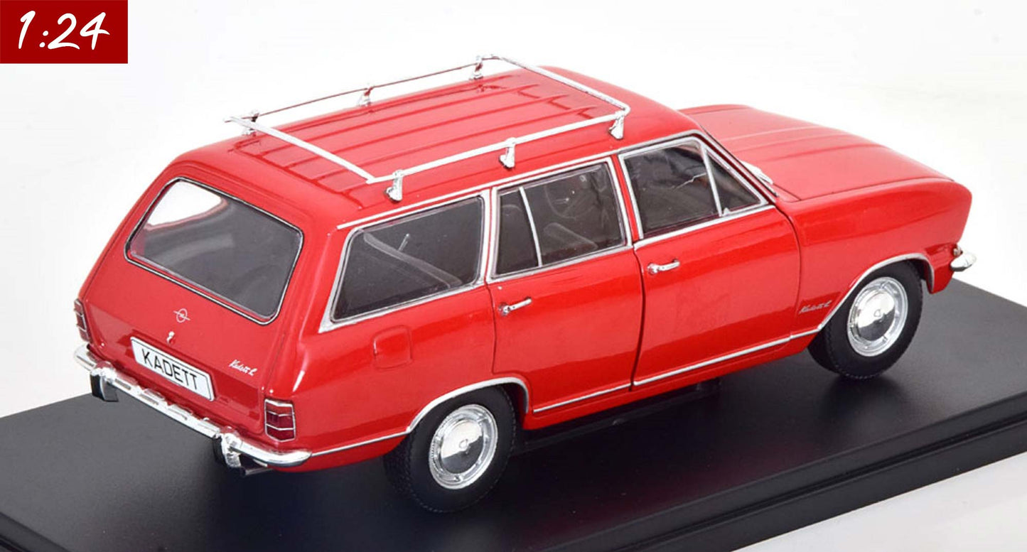 White Box 1:24 Opel Kadett B Caravan Red (WB124193)