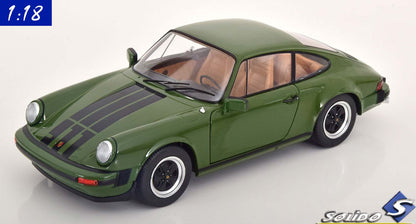 Solido 1:18 Porsche 911 3.0 SC Coupe (1974) Green Black (S1802608)