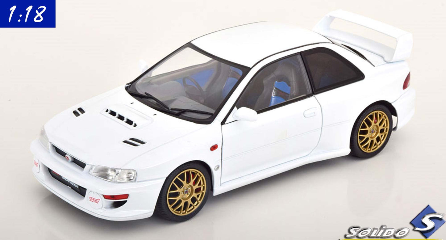 Solido 1:18 Subaru Impreza 22B (1998) White (S1807404)