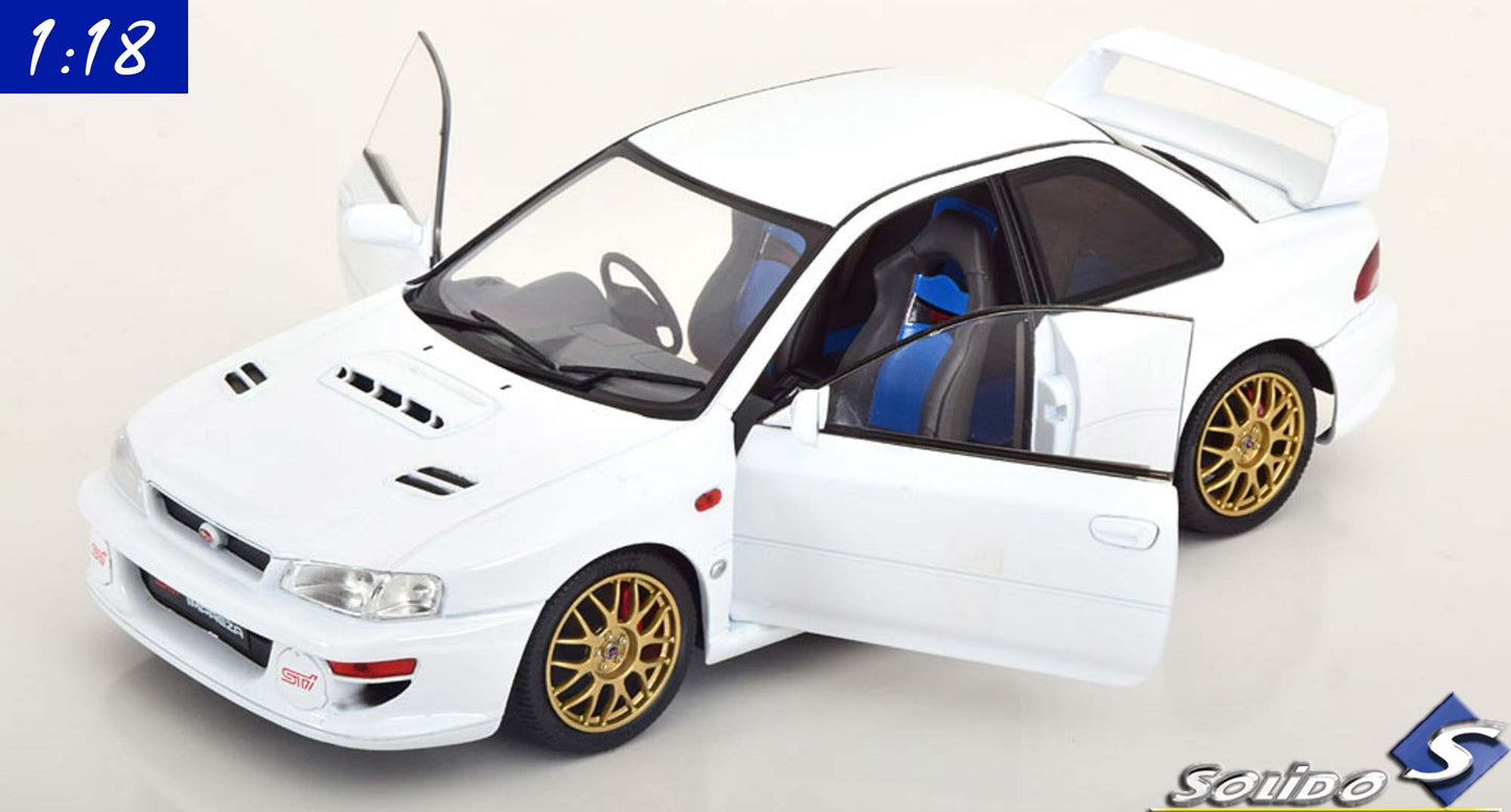 Solido 1:18 Subaru Impreza 22B (1998) White (S1807404)