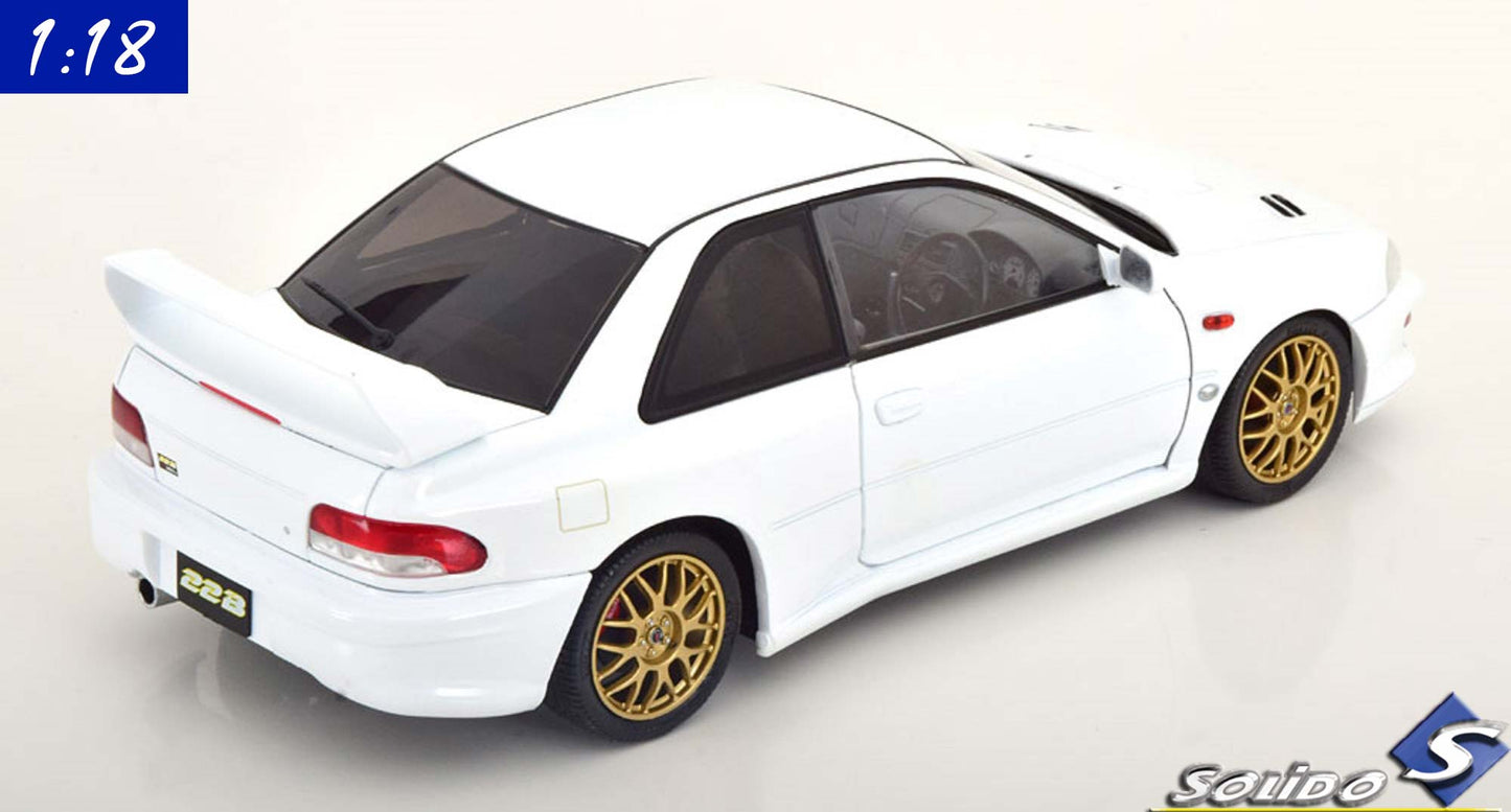 Solido 1:18 Subaru Impreza 22B (1998) White (S1807404)