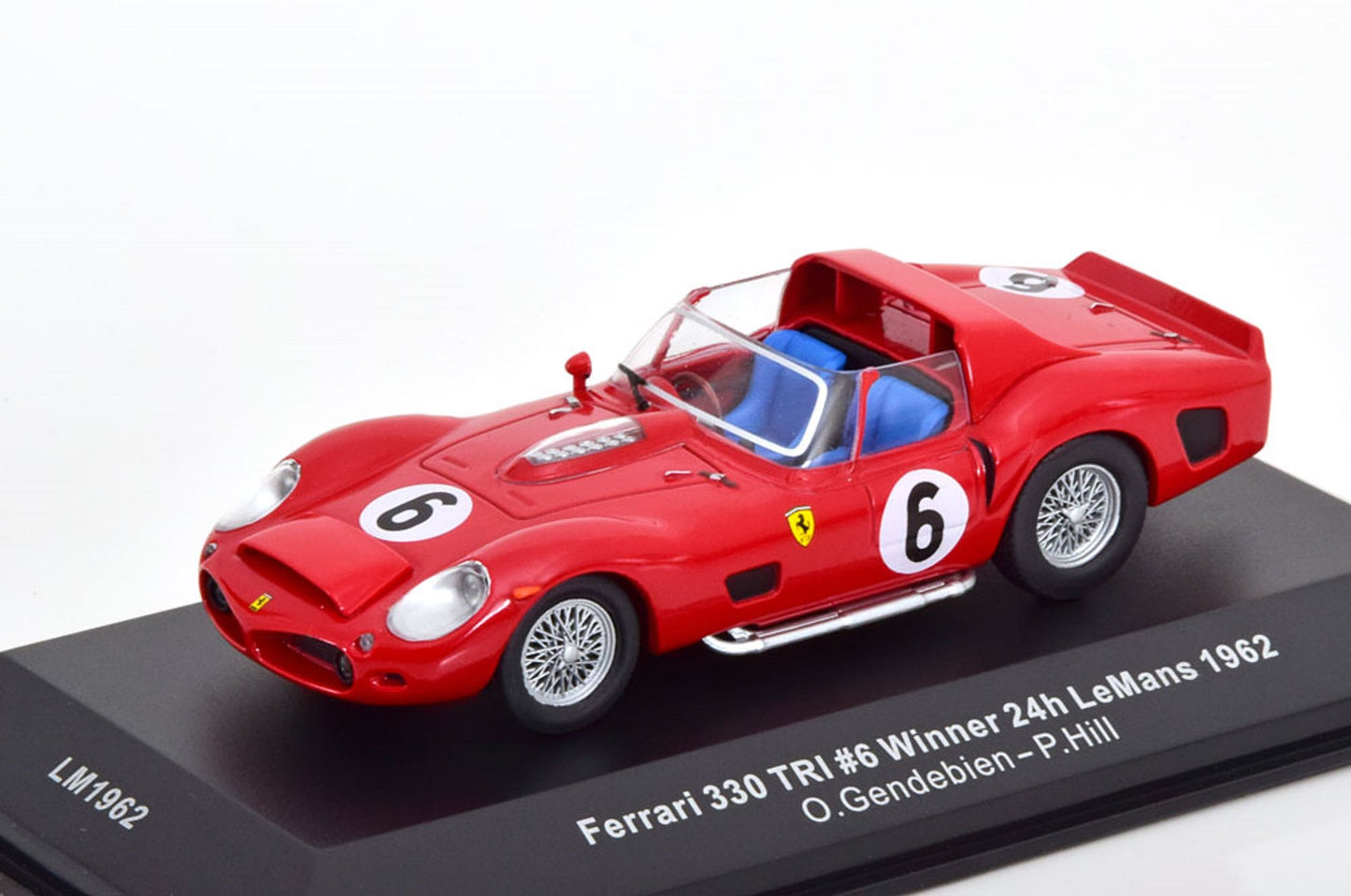 Ixo 1:43 Ferrari 330 TRI Winner 24h Le Mans 1962 Gendebien-Hill (LM1962)