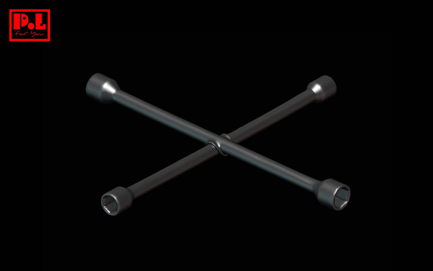 Car Lug Wrench — 3D print STL files
