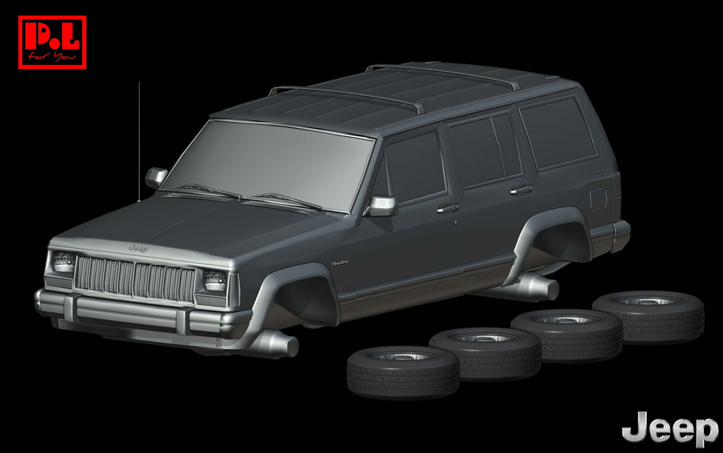 Jeep Cherokee XJ (1984) - STL files