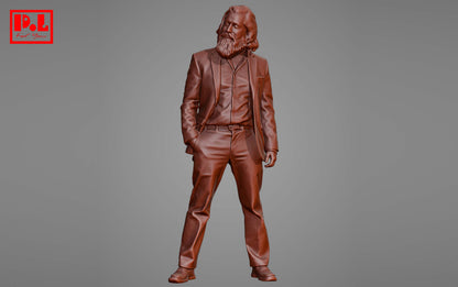 Bearded man — 3D print STL files