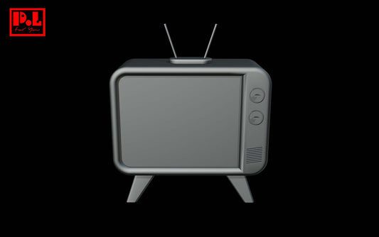 Vintage TV — 3D print STL files