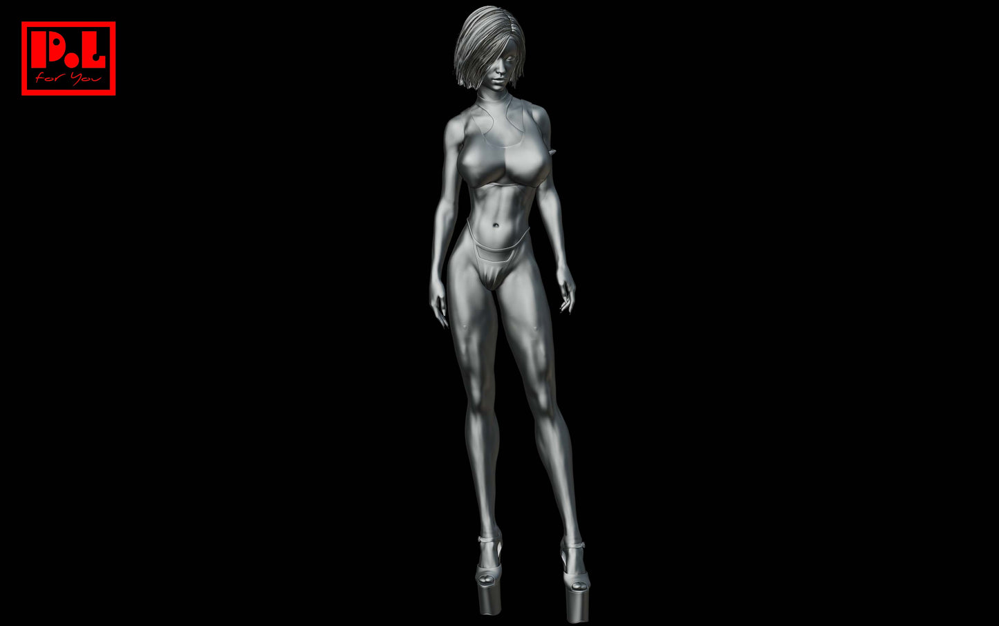 Beautiful girl figurine — 3D print STL files