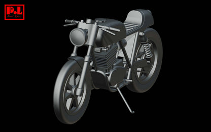 Motorcycle Café Racer — 3D print STL files