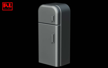 Vintage refrigerator — 3D print STL files
