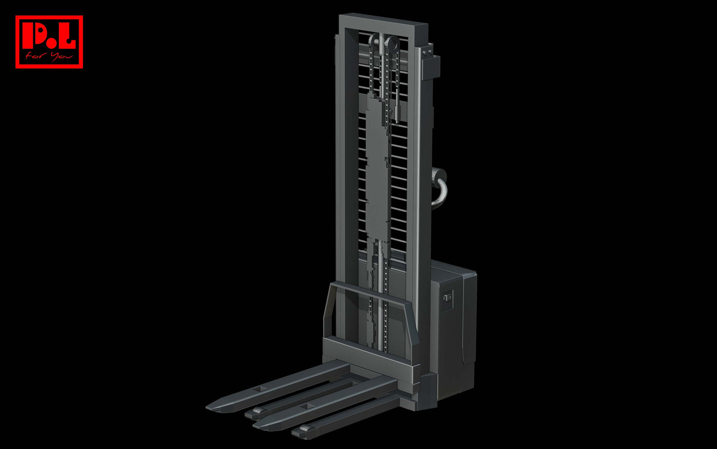 Electric Stacker Transpalette — 3D print STL files