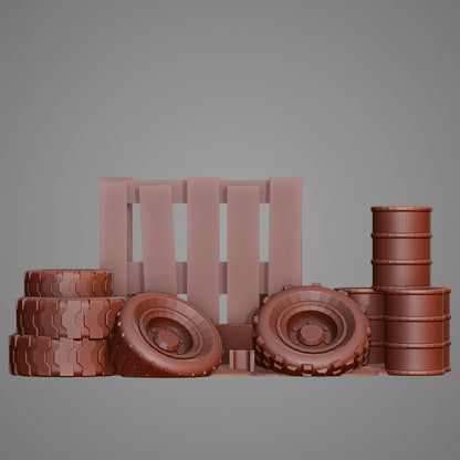 Gaslands Mad Max Barricades — 3D print STL files