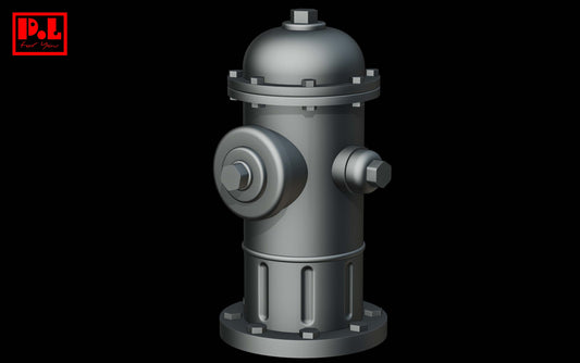 Red fire hydrant — 3D print STL files