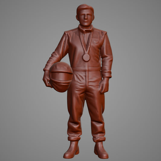 Race Car Driver - medal winner — 3D print STL files