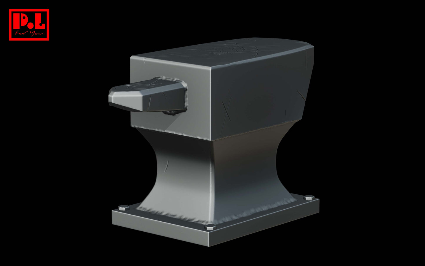 Single-horn Anvil — 3D print STL files