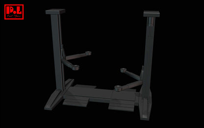 Car Lift Two Post Hydraulic Stand — 3D print STL files