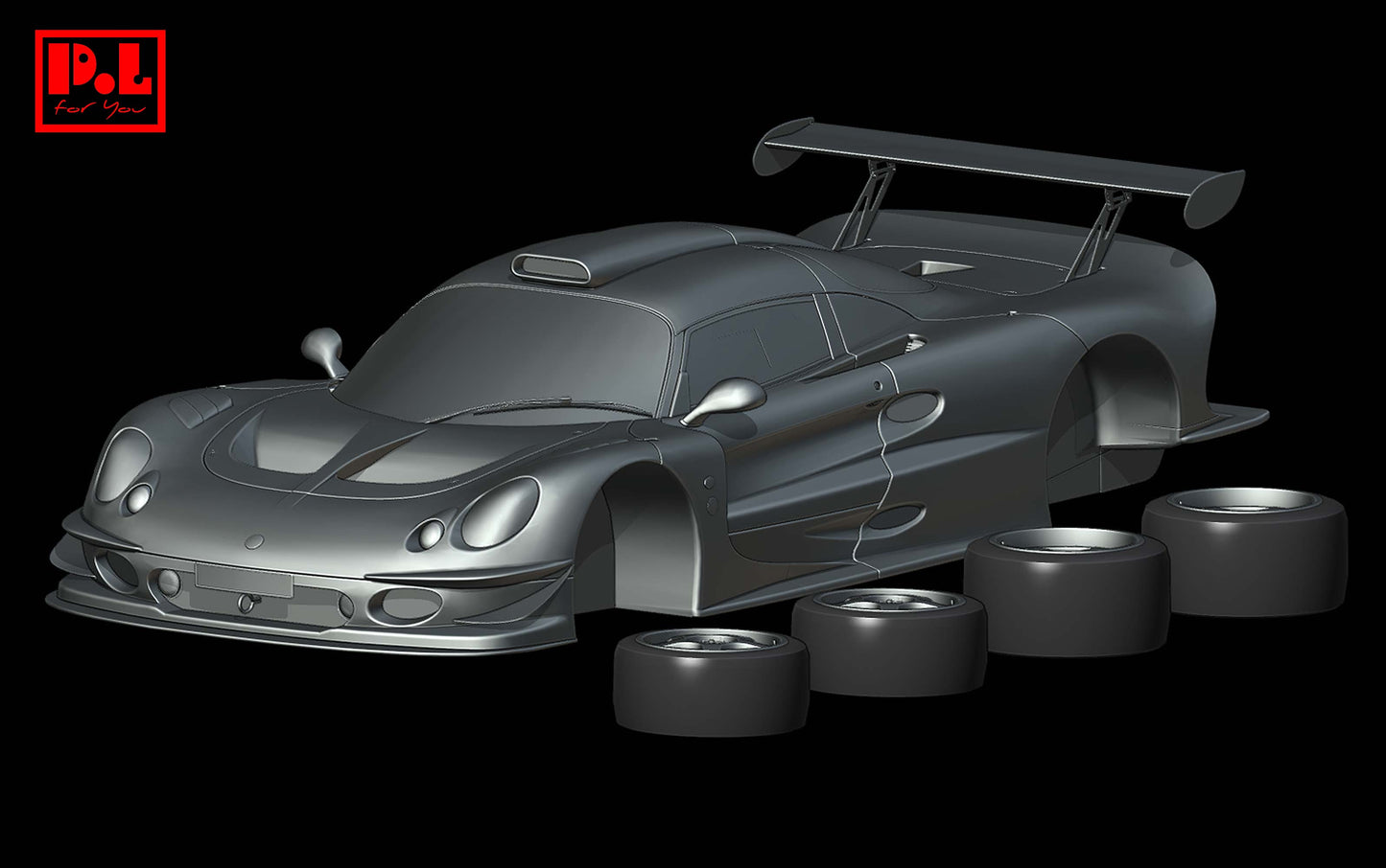 Lotus Elise GT1 (1997) - STL files