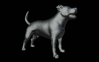 Pitbull Dog figurine