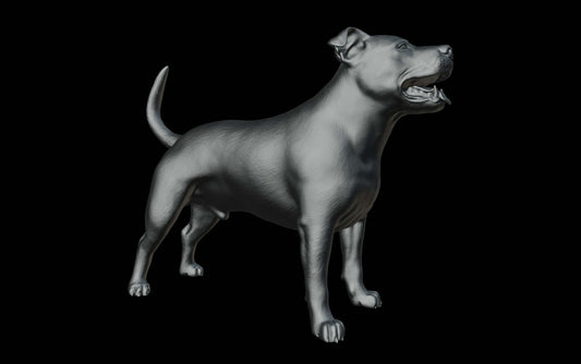 Pitbull Dog figurine