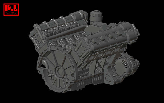 Mercedes-AMG M156-M159 V8 engine — 3D print STL files