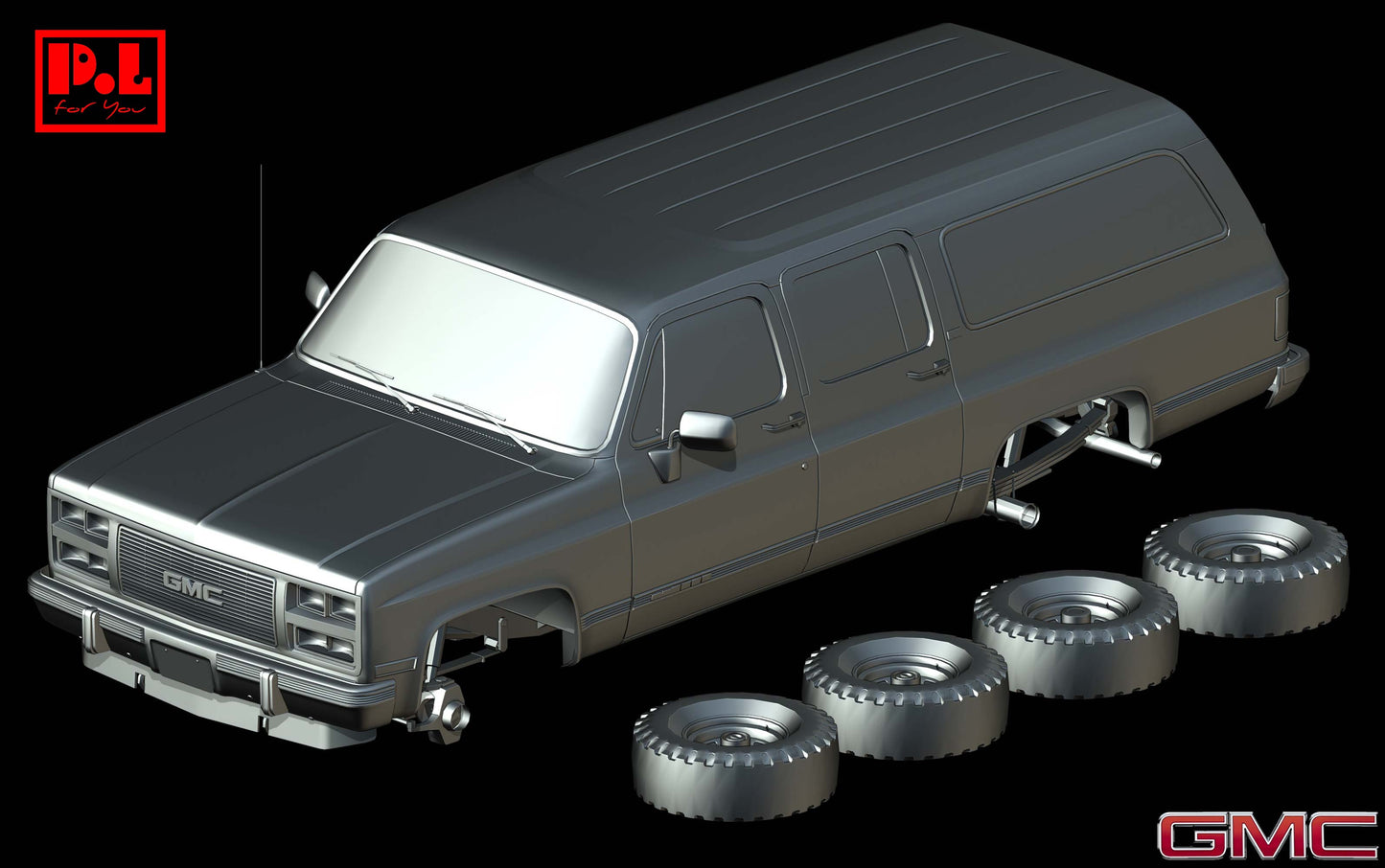 GMC Suburban 2500 (1989) - STL files