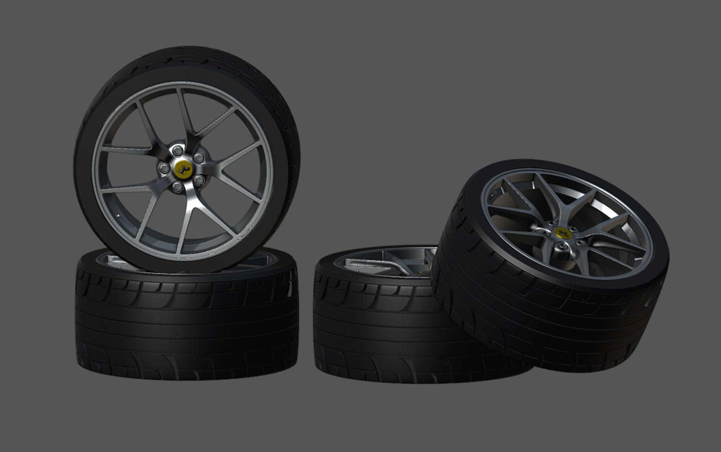 Ferrari 599 GTO wheels set