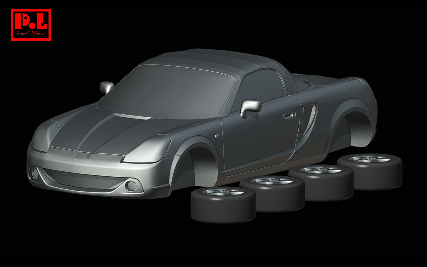 Toyota MR2 (W30) — 3D print STL files