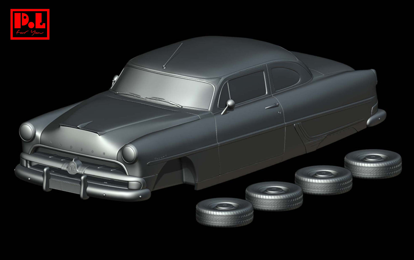 Hudson Hornet 1st Gen Coupe (1954) - STL files