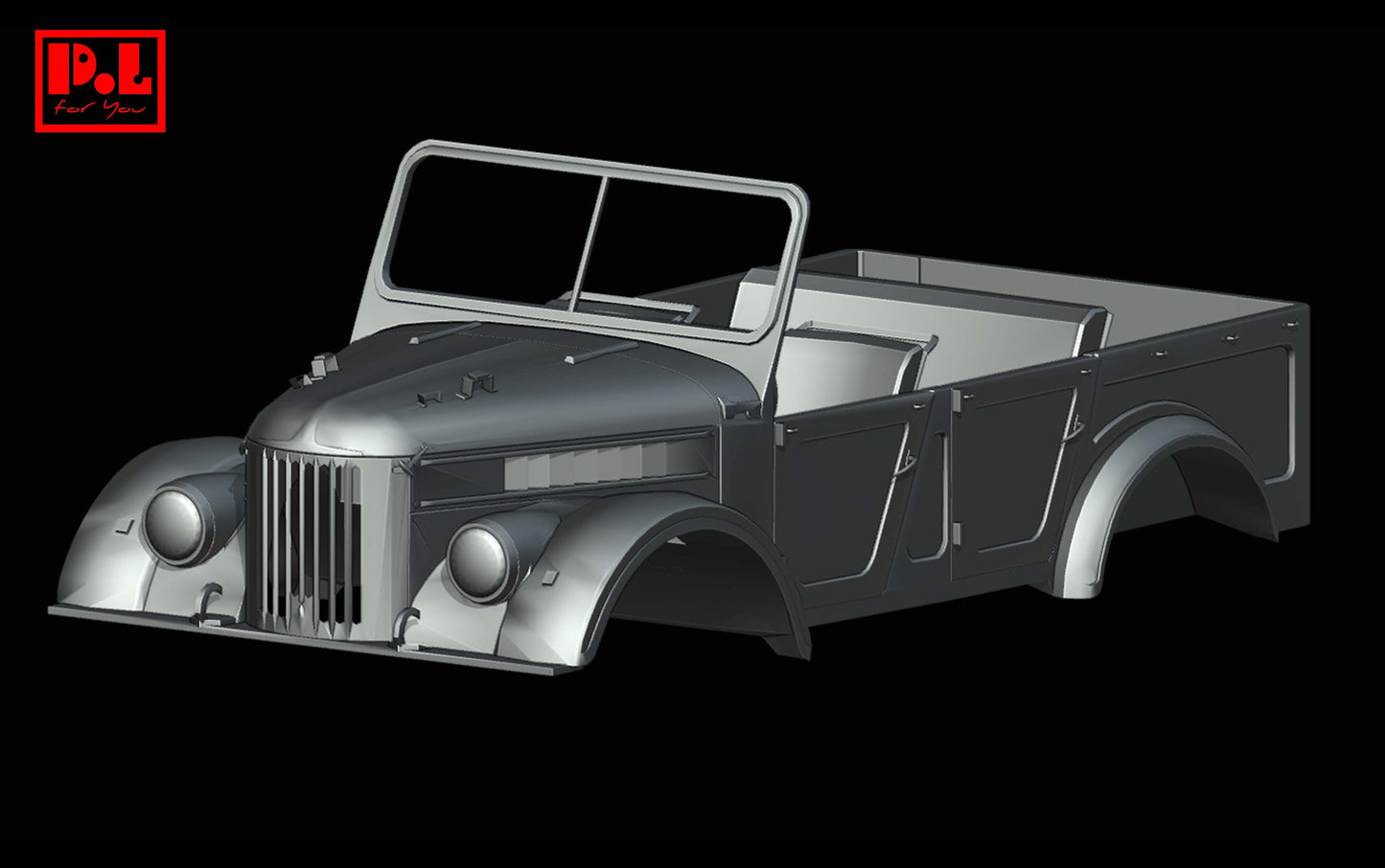 GAZ-69 — 3D print STL files