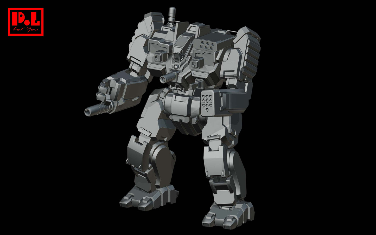 American Mecha - Rampage — 3D print STL files