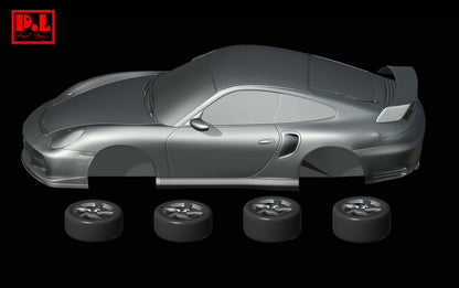 Porsche 911 (996) GT2 — 3D print STL files