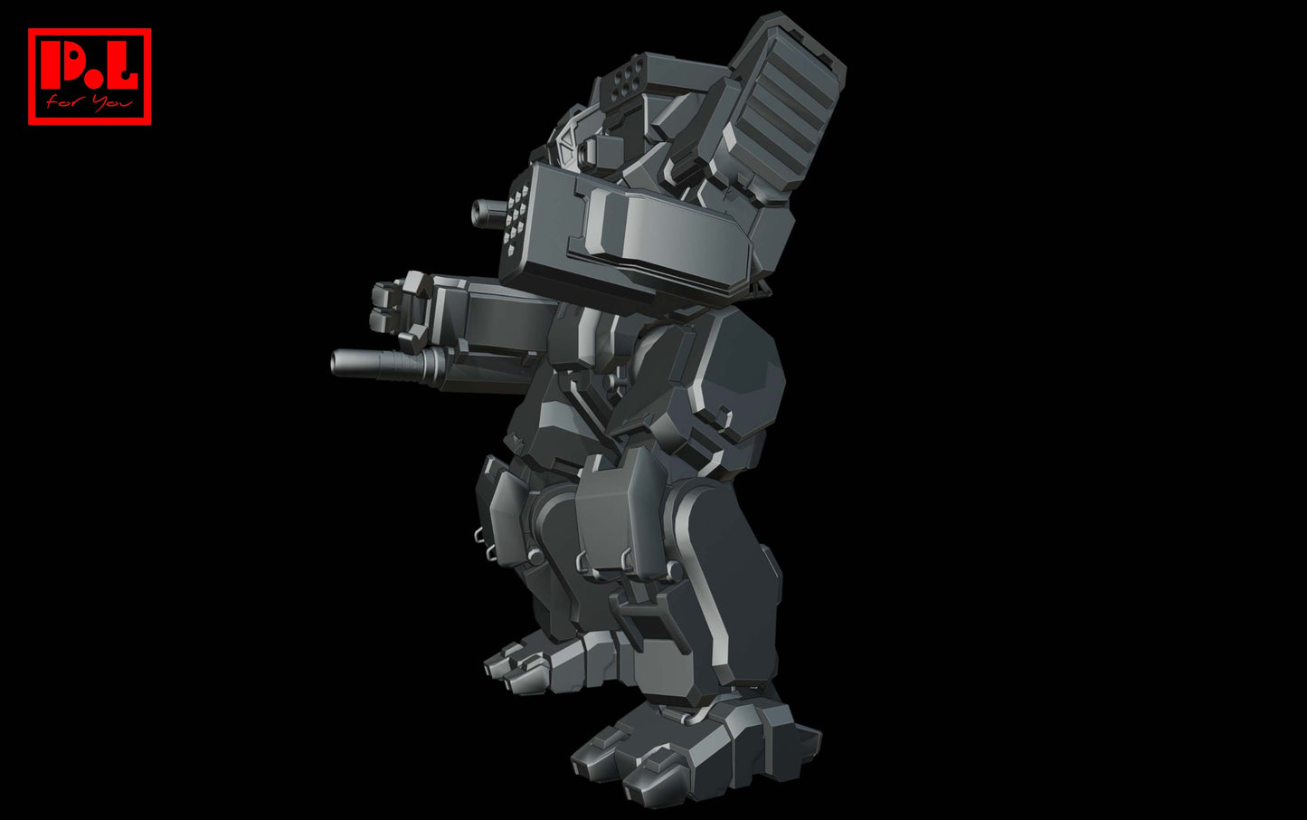 American Mecha - Rampage — 3D print STL files