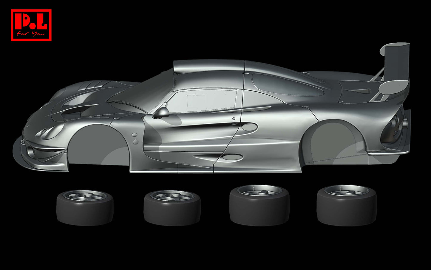 Lotus Elise GT1 (1997) - STL files
