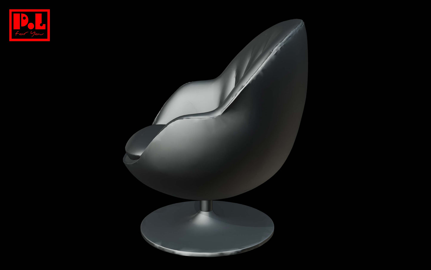 Designer chair — 3D print STL files