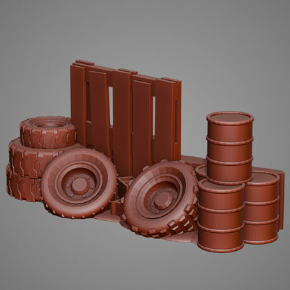 Gaslands Mad Max Barricades — 3D print STL files